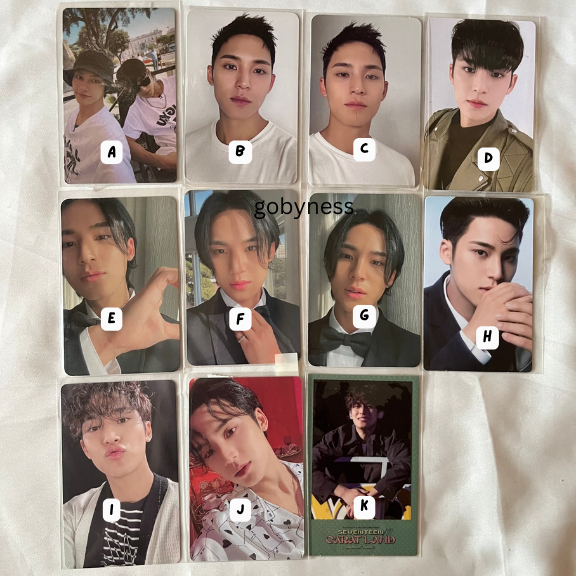 PHOTOCARD MINGYU DK SEVENTEEN DEAR VER BSS HEAVEN