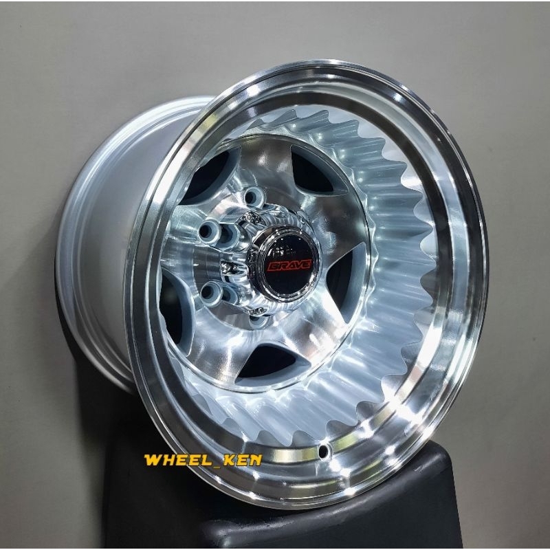 VELG JEEP/OFFROAD BRAVE TYPE FD001 RING 15X10 PCD 6X139