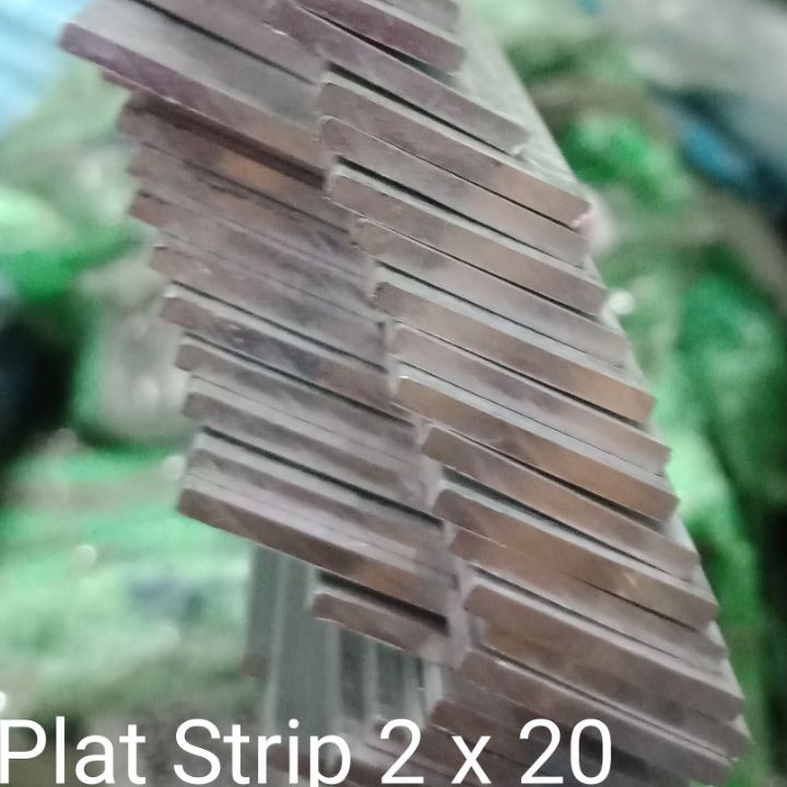 Plat Strip Aluminium 2mm x 2mm x 1mm  strip alunium