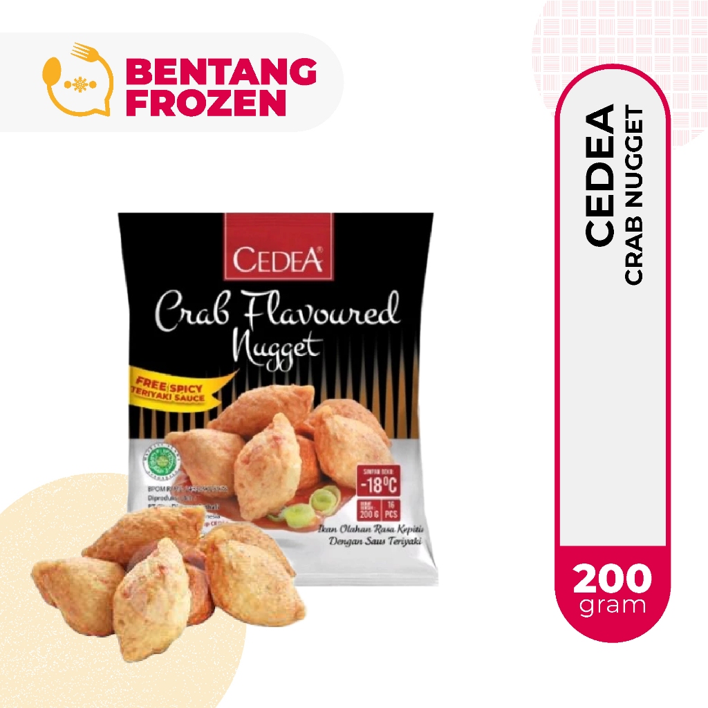 

Cedea Crab Nugget 200gr / Nugget Kepiting