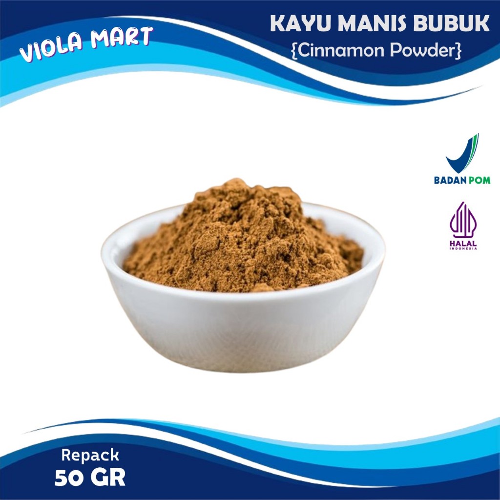 

KAYU MANIS BUBUK 50gr / Cinnamon Powder GOOD QUALITY {Tersedia Harga Grosir}