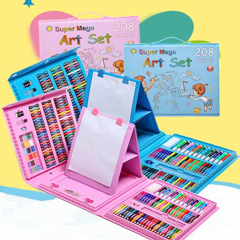 

Produk Termurah Pensil Warna Crayon Cat Air 28pcs Set Alat Menggambar Melukis Mewarnai