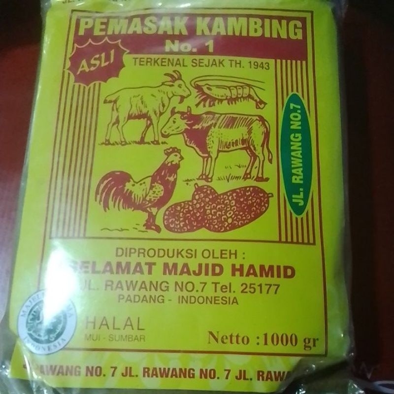 

Pemasak kambing ASLI no 1