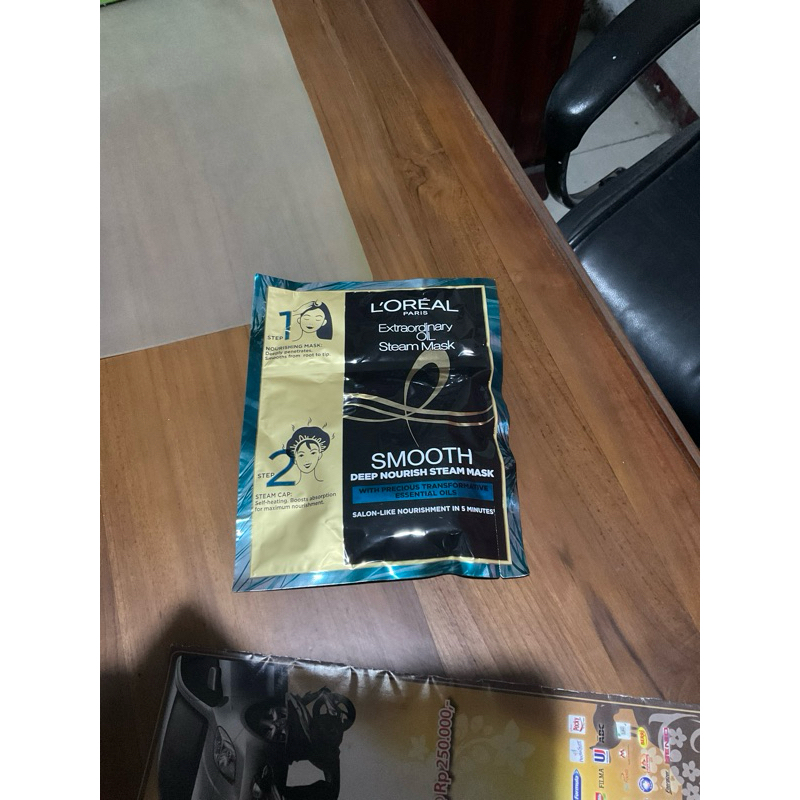 [WAJIB GROSIR] L'Oreal Paris Extraordinary Oil Steam Mask -Smooth Deep Nourish Loreal Exp 02/2025