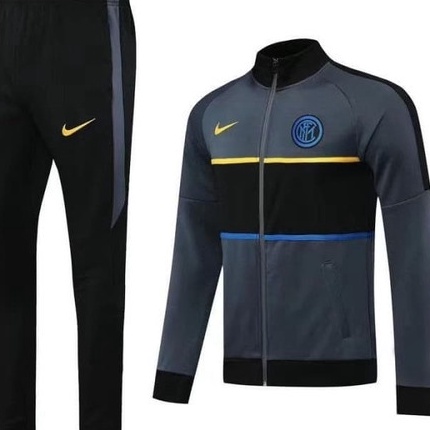 FG2 jaket bola sweater midlayer tracksuit INTER HOME grade ori futsal indonesia pria wanita club