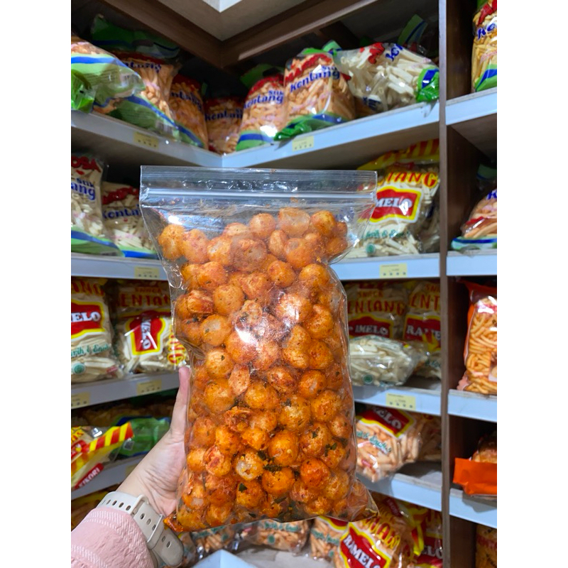 

Cimol Kering / Snack Cimol / Molring Jumbo Pedas