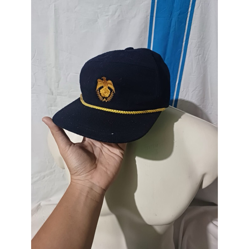 Patrol Caps Topi Lapangan Police Polisi Korea Bahan Wool Untuk Musim Dingin Winter (1)