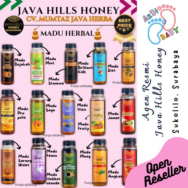 

(GARANSI) LANGSUNG KIRIM JAVA HILLS ❤ javahills Honey Mumtaz java herba Madu Asli Murni 100% HALAL BPOM LULUS UJILAB AMAN BISA COD original