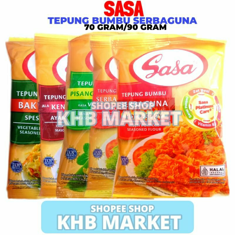 

Sasa Tepung Serbaguna Varian Rasa Lengkap Sachet 70/90 Gram