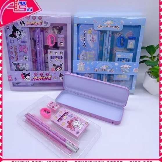 

Borong Produk AS Paket Alat Tulis Set 7 in 1 Set Stationery 7in1 Karakter Kartun Alat Tulis Anak Sekolah Penghapus Pengaris Kotak Pensil Penggaris Crayon
