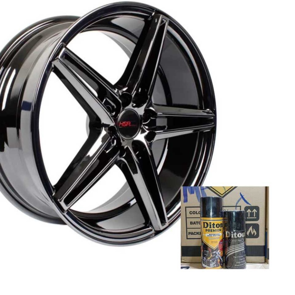 Serbu Promo  PAKET 2 KALENG BLACK CHROME pilok pilox diton premium x diton chrome paket chrome black