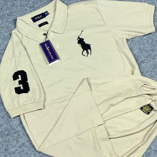 Polo shirt Big Logo Bordir Premium Quality Kaos Polo Kaos Kerah Kaos Pria coksu
