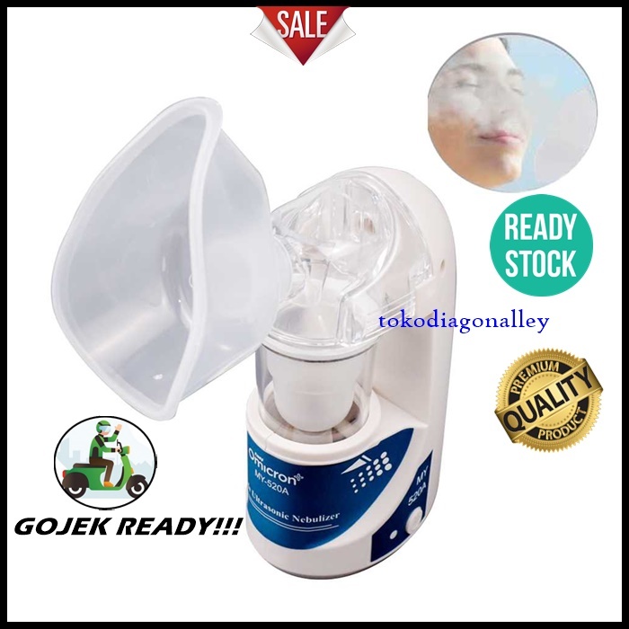 Alat Terapi Pernafasan Ultrasonic Inhale Nebulizer Portable Alat Uap Pilek Batuk Sesak Nafas