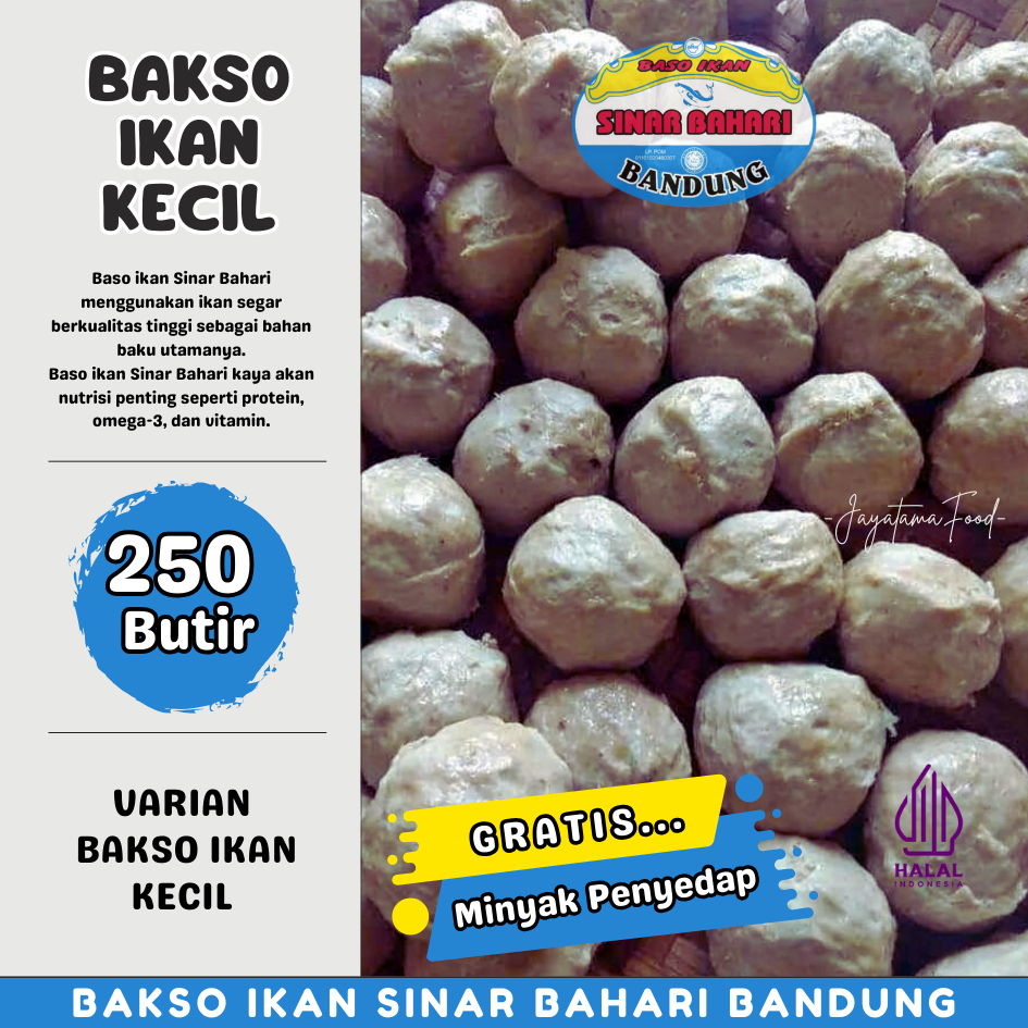 

Bakso Ikan Sinar Bahari Varian Kecil 250 Butir