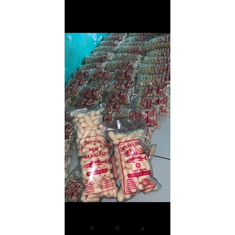 

Amplang idar kemasan kecil