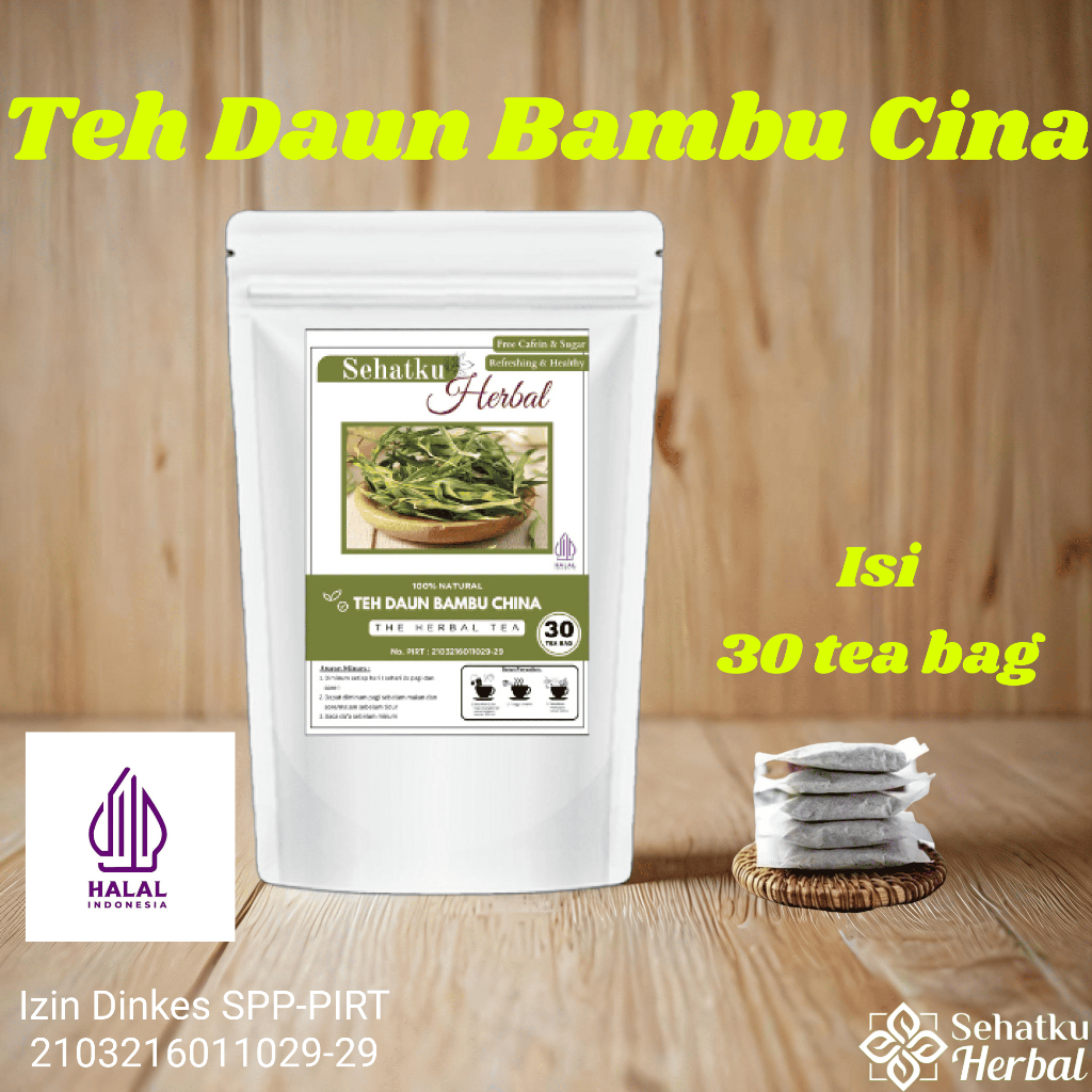 

Sehatkuherbal Teh Daun Bambu Cina isi 30 Tea bag