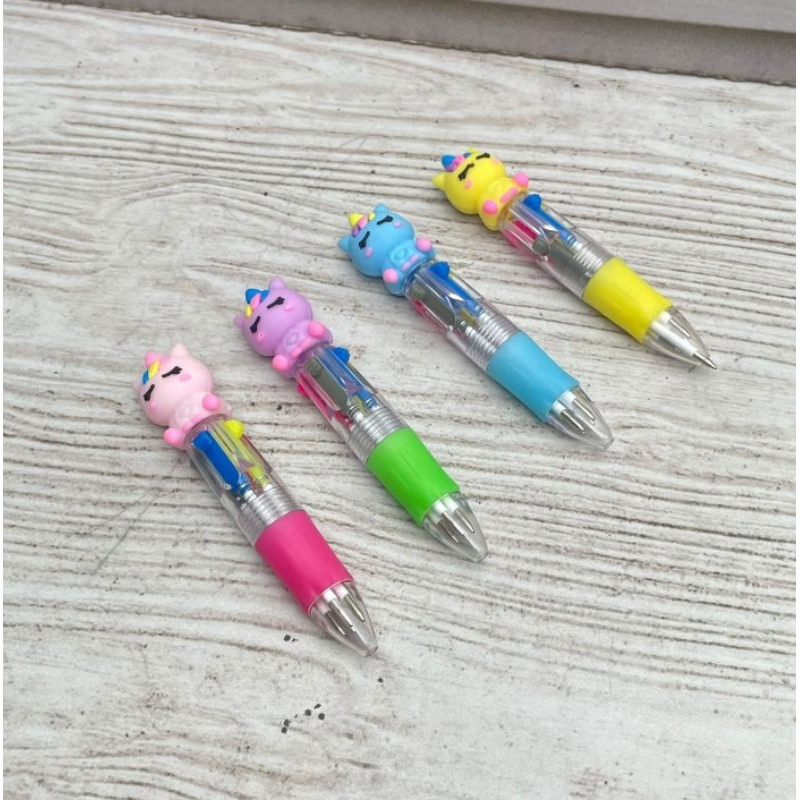

Pulpen Cetek 4 Warna Unicorn Duduk Pen Cetek Unicorn Pen Gel Unik Termurah