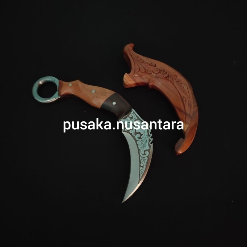 KARAMBIT BATIK BESAR BAJA FULLTANG