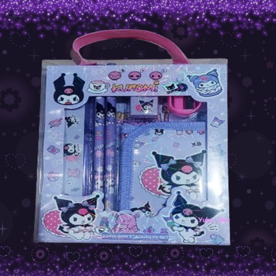 

Dapatkan Hari Ini Stationary Set Kuromi Paket Belajar Kuromi Alat Tulis Set Kuromi Sanrio Lengkap Dengan Dompet