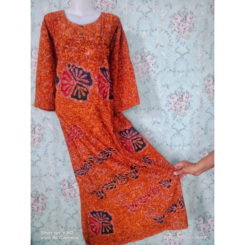 daster Sammy lengan 3/ 4 jumbo LD 130 PB 132