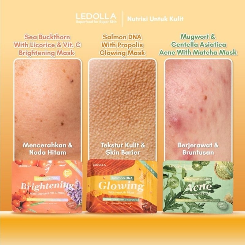LEDOLLA SERUM MASK SALMON/MUGWORT/SEA BUCKTHORN