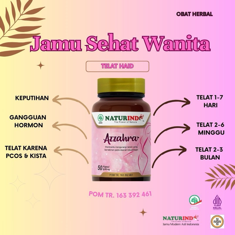 Azzahra Obat Telat Haid Paling Ampuh Pelancaran Haid Menstruasi Nyeri Haid Pelancar Datang Bulan