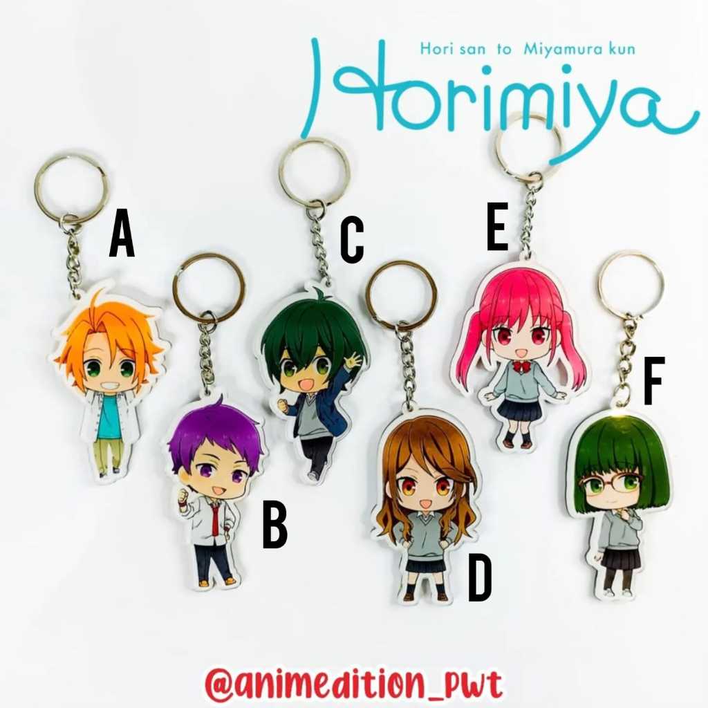 Gantungan Kunci Keychain Keyring Akrilik Anime Horimiya Hori San To Miyamura Kun Izumi Miyamura Kyou