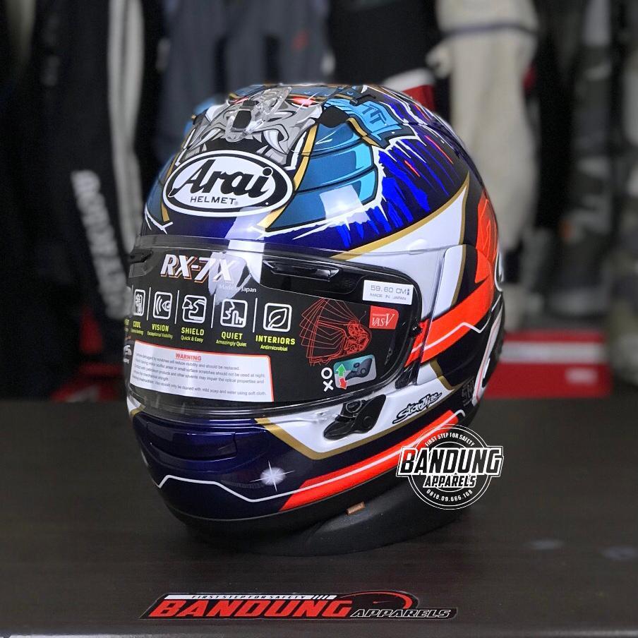 Arai RX7X Pedrosa Shogun 2024 New Motif RX-7X Pedrosa Shogun SNI