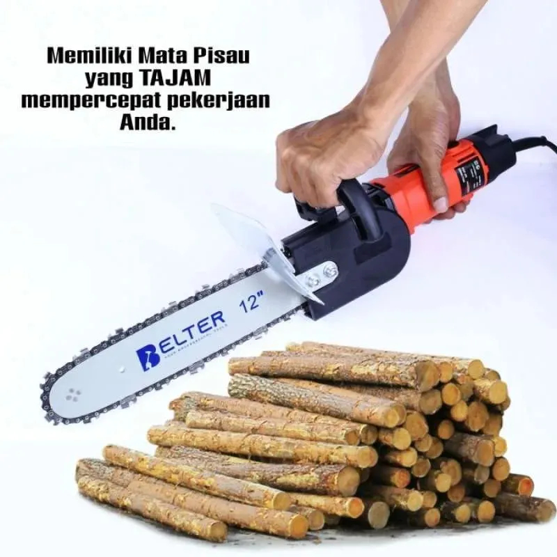 PAKET 2 ITEM MESIN GERINDA + ADAPTOR CHAINSAW - MESIN GERINDA MAILTANK - ADAPTOR GERINDA TO CHAINSAW
