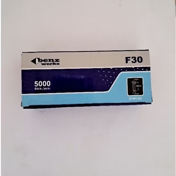 

Benz Werkz F30 Isi Mesin Staples Paku Tembak Lurus Mata Gun Nailer F 30