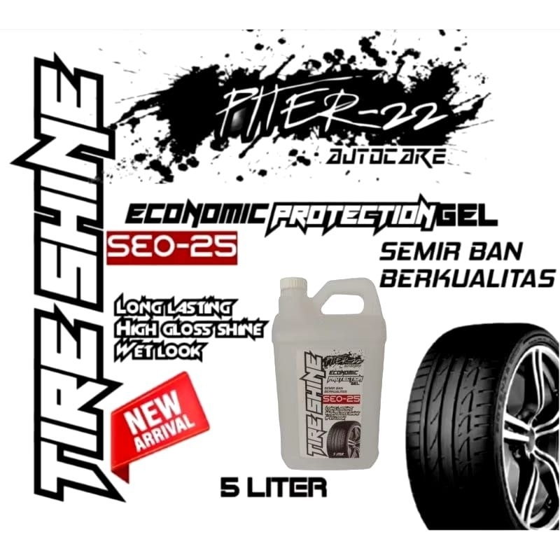 SEMIR BAN TAHAN LAMA /SEMIR BAN MOBIL / SEMIR BAN 5 LITER / TIRE POLISH BAN MOBIL