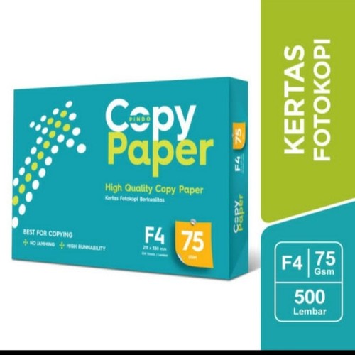 

Kertas Hvs F4 - 75 Gsm Copy Paper (1Rim) 500 Lembar / Kertas Fotocopy / Kertas Print / Original