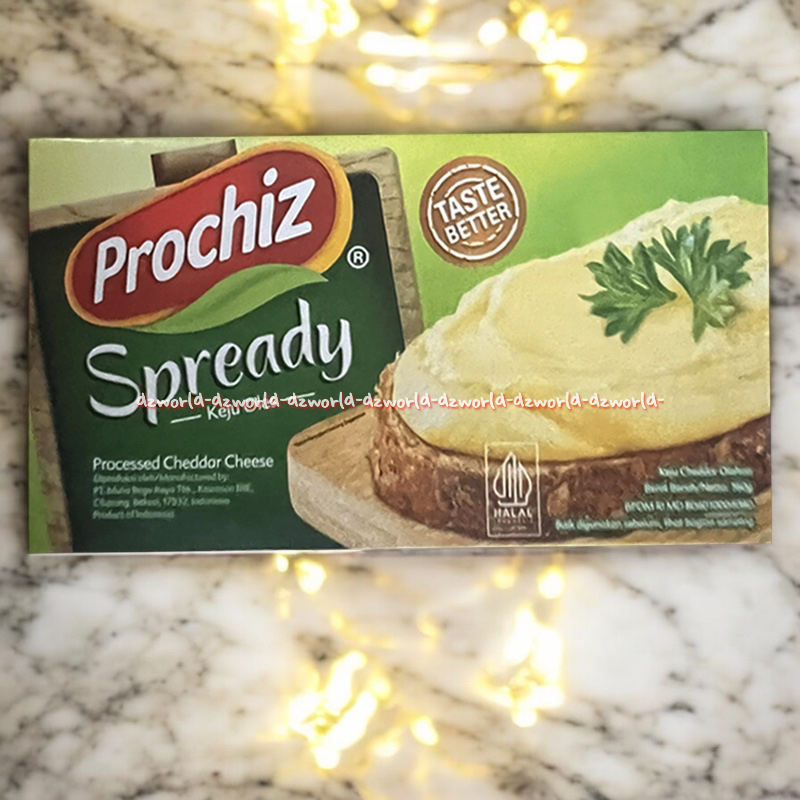 

Prochiz 170gr Spready Keju Oles Cheddar Cheese Keju Untuk Roti Cheddar Taste Better Keju Batang Prochis Chese