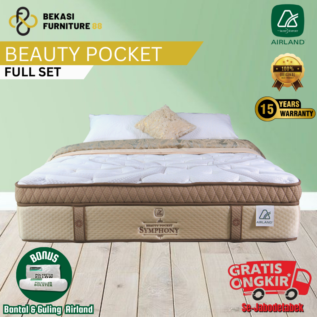 Mattress Only / Hanya Kasur Springbed AIRLAND Beauty Pocket Symphony