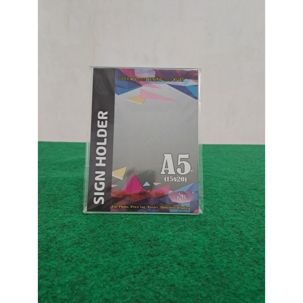 

SIGN HOLDER NB L A5 15X20