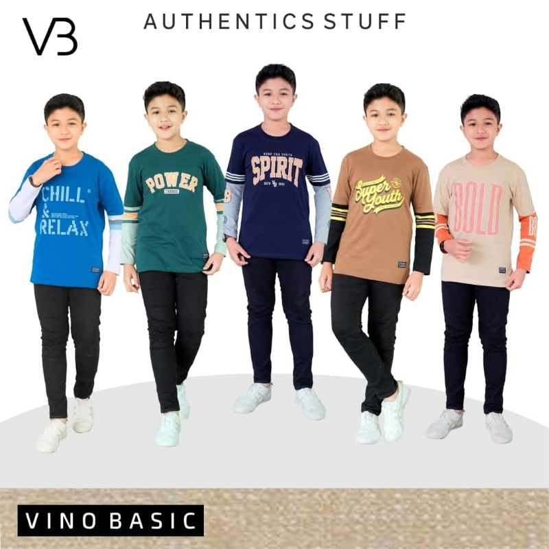 Kaos Panjang Anak Tanggung Laki-laki Kaos Panjang Anak Remaja Muslim Vinokids / Sahabat Nabi - Bumik