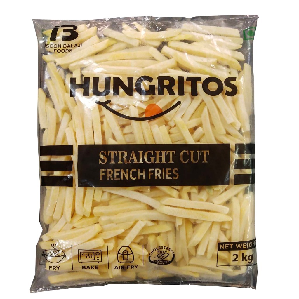 

HUNGRITOS STRAIGHT CUT KEMASAN 2KG, KENTANG BEKU TEBAL PERPACK