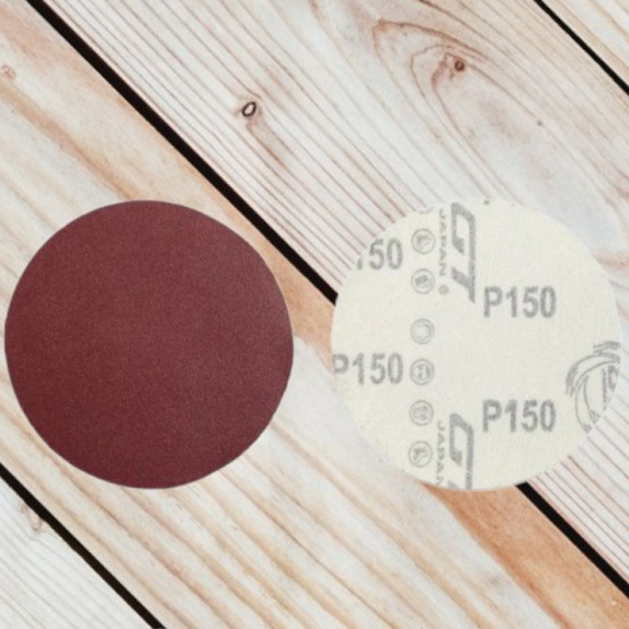 AMPLAS TEMPEL /AMPLAS BULAT 4" GRIT 150 (#150)/ Penghalus/ Ampelas Bulat Tempel ( HARGA SATUAN/PER P