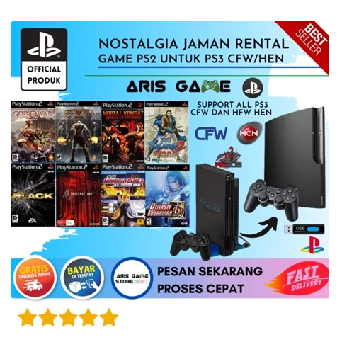 GAME PS2 UNTUK PS3 CFW HFW HEN PS3 GAME