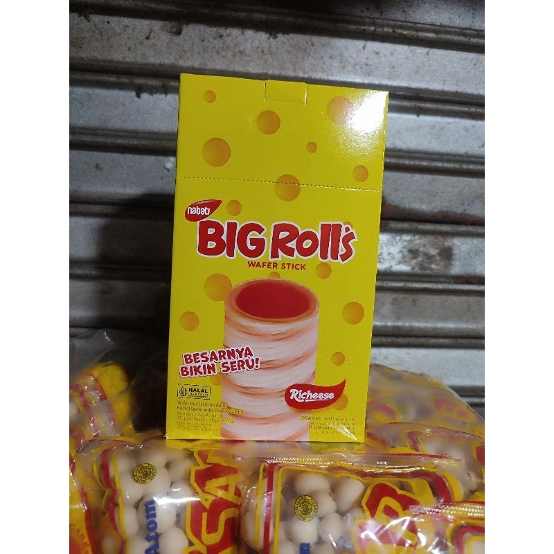 

Nabati Big Roll's Wafer Stick 1 Box Isi 20pcs