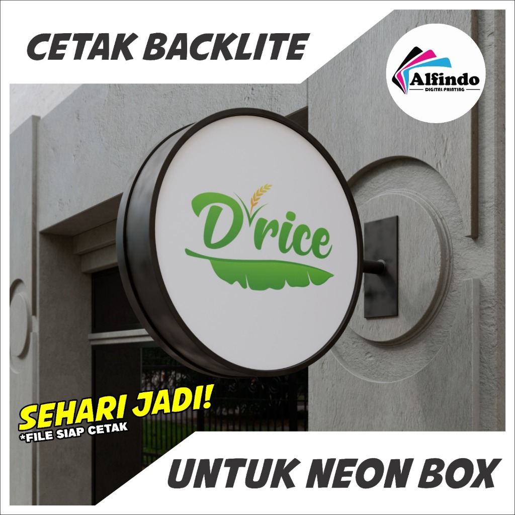 

TERMURAH!! CETAK BACKLITE / STIKER CAMEL GLOSSY (UNTUK NEON BOX)