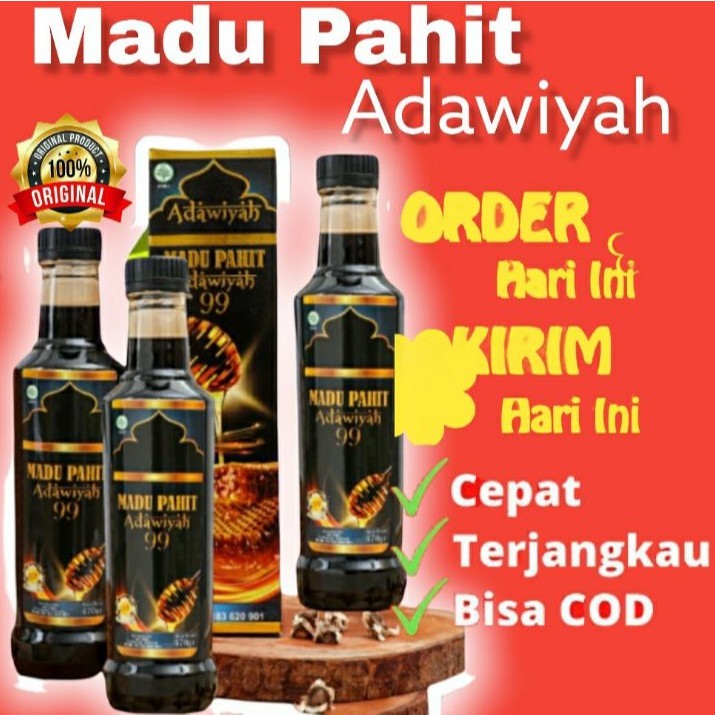 

MADU HITAM PAHIT ADAWIYAH 99 / MADU PAHIT HITAM PROPOLIS ORIGINAL ASLI BISA COD BAYAR DI TEMPAT