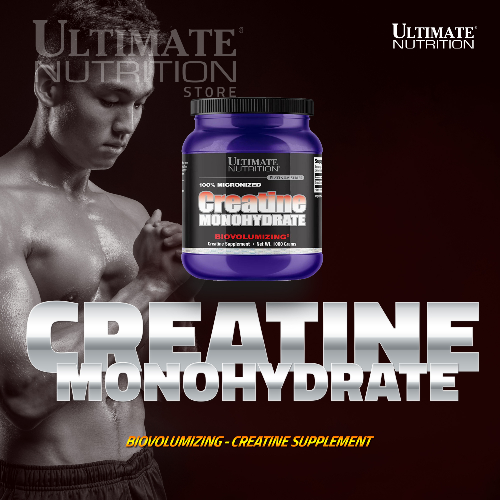 Creatine Monohydrate 100% Micronized Ultimate Nutrition suplemen fitness / suplemen gym / suplemen p
