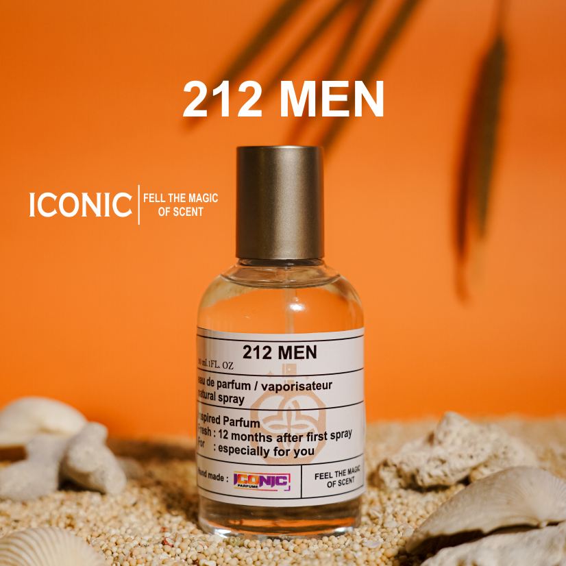 ICONIC PARFUM - 212 MEN PARFUM EAU DE PARFUM TAHAN LAMA