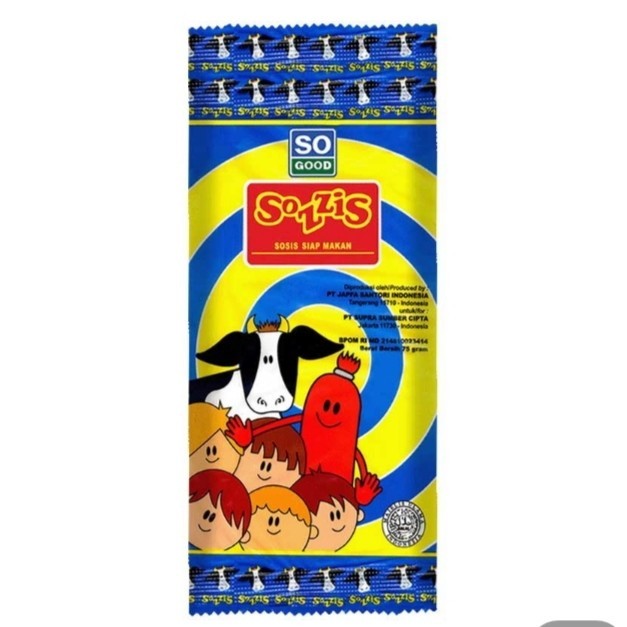 

sozzis sosis siap makan 3's sapi 75gr