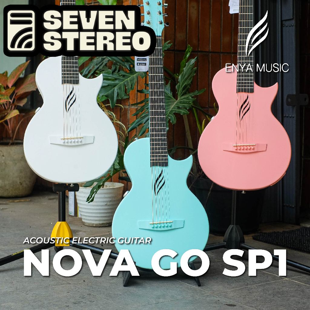 Enya Nova GO SP1 Acoustic Electric Carbon Fiber Travel Guitar Gitar Enya