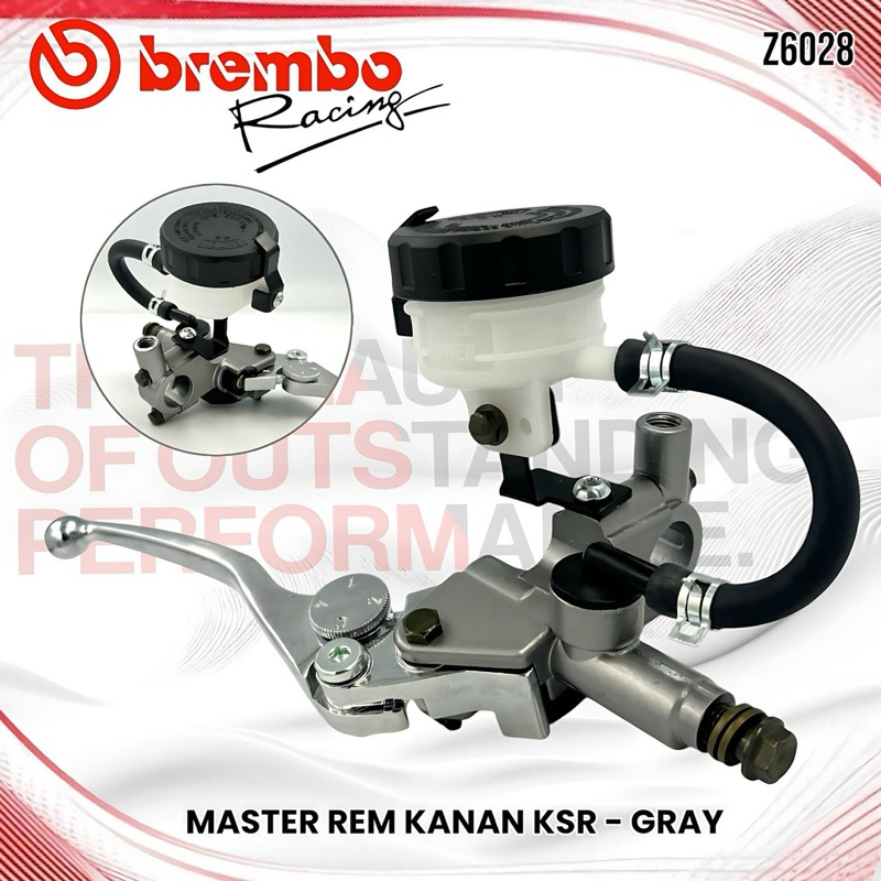 RIGHT BRAKE PUMP-MASTER REM KANAN AXIAL ( RH )KSR AXIAL Premium Plus BIG TABUNG