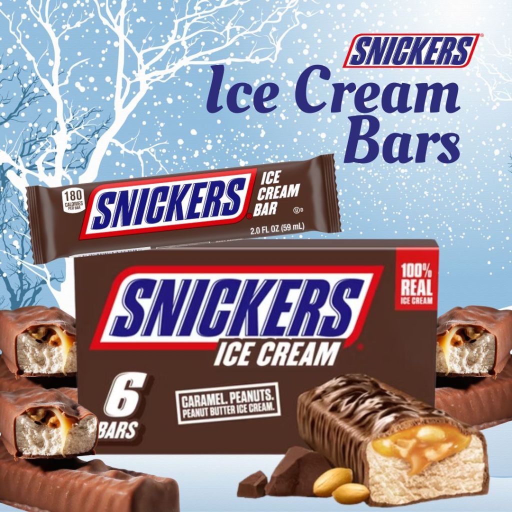 

Snickers Ice Cream Bars 59ml 1 Pcs