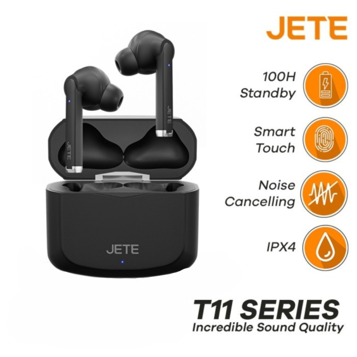 JETE TWS T11 Earbuds Headset Bluetooth 5.1
