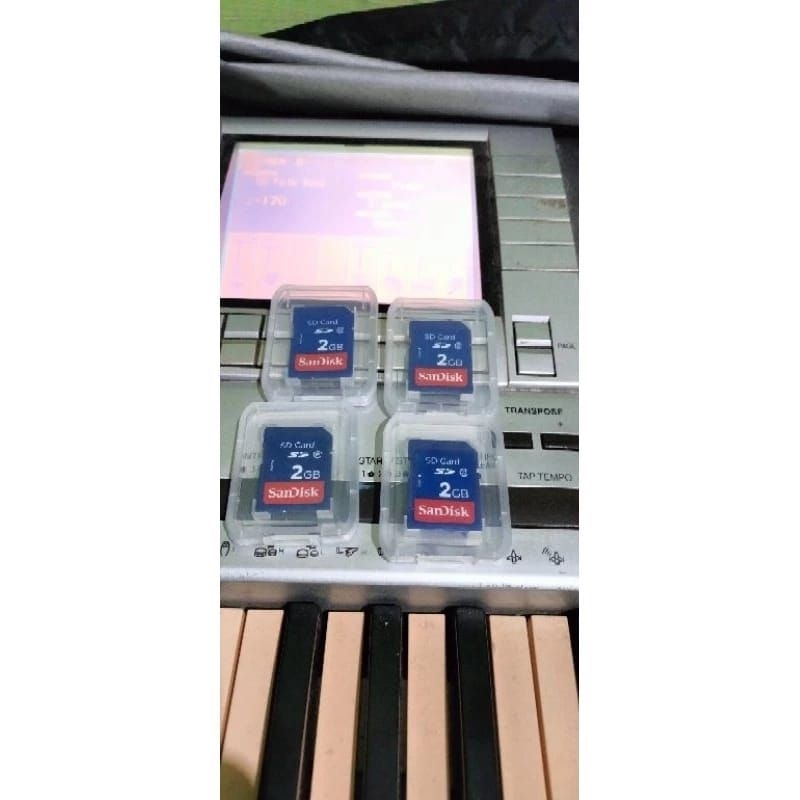 SD CARD 2GB KN2400 KN2600 KN7000 SUDAH ISI SEQUENCER DAN STYLE